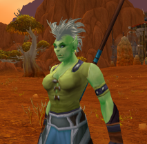 A small change - My new year WoW Toon, a little out of my comfort zone an Orc Warlock.